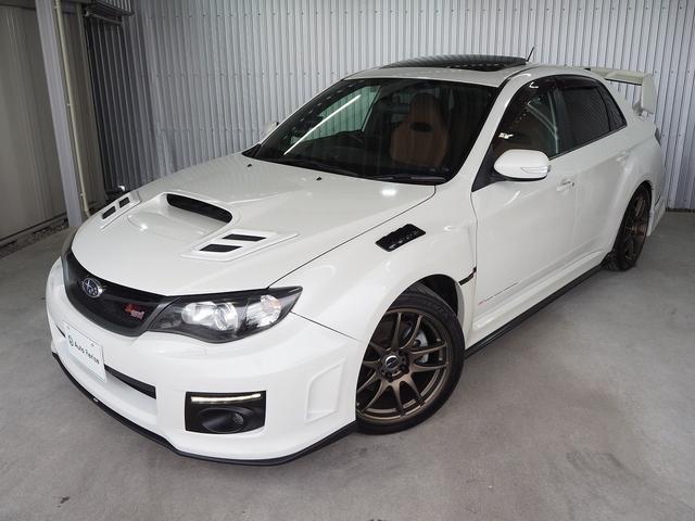 インプレッサ ＷＲＸ　ＳＴＩ　Ａライン　４ＷＤ　社外ＨＤＤナビ　地デジ　Ｂカメラ　クルコン　タンレザー　サンルーフ　フジツボマフラー　Ｄｅｆｉ追加メーター　ＳＴｉスポイラー　社外１８ＡＷ　スマートキー　シートヒーター　社外ウィング　ＥＴＣ（21枚目）