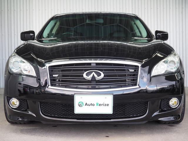 フーガ ３７０ＧＴ　タイプＳ　メーカーＨＤＤナビ　黒革　ＢＯＳＥ　ＢＬＩＴＺ車高調　柿本マフラー　２０ＡＷ　エアシート　シートヒーター　オットマン　Ｐシート　ＨＩＤ　ＬＥＤフォグ　ＥＴＣ　Ｂカメラ　地デジ　パドルシフト　クルコン（2枚目）