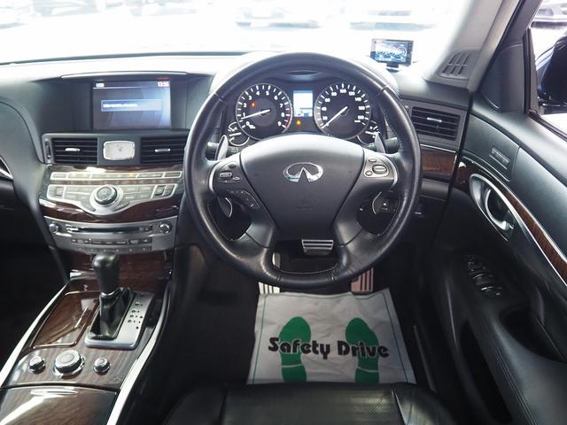 フーガ ３７０ＧＴ　タイプＳ　メーカーＨＤＤナビ　黒革　ＢＯＳＥ　ＢＬＩＴＺ車高調　柿本マフラー　２０ＡＷ　エアシート　シートヒーター　オットマン　Ｐシート　ＨＩＤ　ＬＥＤフォグ　ＥＴＣ　Ｂカメラ　地デジ　パドルシフト　クルコン（43枚目）