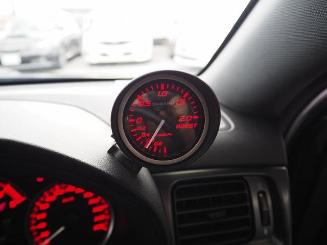 インプレッサ WRX STi スペックC 4WD OPレカロシート 6MT ゴールド塗装ブレンボ STi4本出しマフラー STiタワーバー Fドラレコ WedsSport18AW HID フォグ キーレス SI-DRIVE 追加メーター(18枚目)