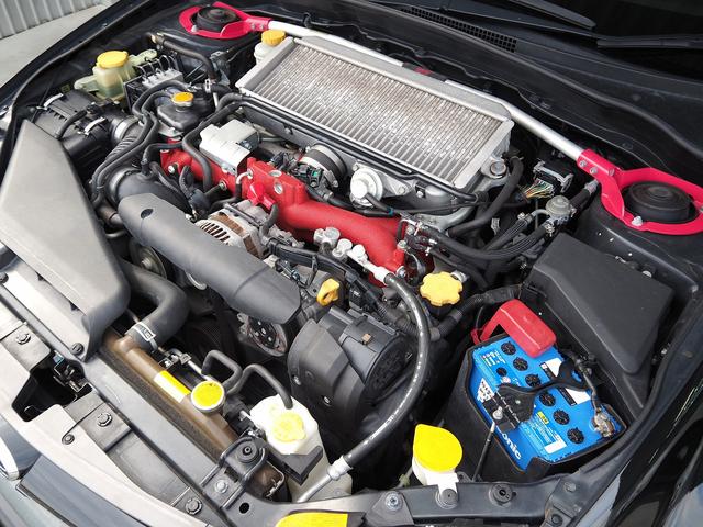 インプレッサ WRX STi スペックC 4WD OPレカロシート 6MT ゴールド塗装ブレンボ STi4本出しマフラー STiタワーバー Fドラレコ WedsSport18AW HID フォグ キーレス SI-DRIVE 追加メーター(20枚目)