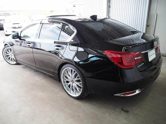 レジェンド ベースグレード　４ＷＤ　メーカーＨＤＤナビ　黒革　ＳＲ　ＫＲＥＬＬ　エアシート　シートヒーター　ＲＳ－Ｒ車高調　エイムゲイン２０ＡＷ　ＨＵＤ　ＢＳＭ　ＡＣＣ　ＣＭＢＳ　車線維持　路外逸脱　全周囲Ｍ　ＬＥＤヘッドライト（3枚目）