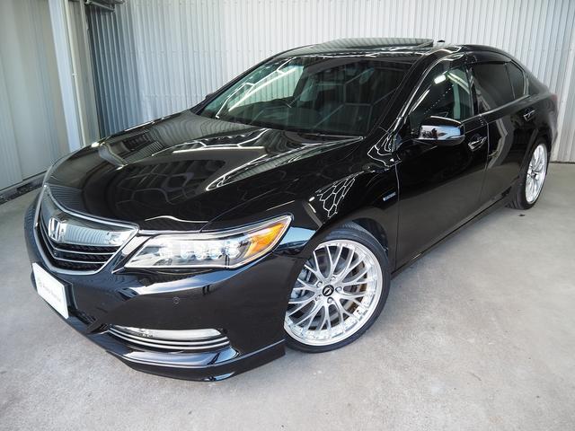 レジェンド ベースグレード　４ＷＤ　メーカーＨＤＤナビ　黒革　ＳＲ　ＫＲＥＬＬ　エアシート　シートヒーター　ＲＳ－Ｒ車高調　エイムゲイン２０ＡＷ　ＨＵＤ　ＢＳＭ　ＡＣＣ　ＣＭＢＳ　車線維持　路外逸脱　全周囲Ｍ　ＬＥＤヘッドライト（21枚目）