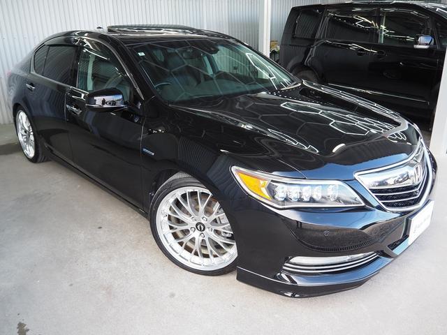 レジェンド ベースグレード　４ＷＤ　メーカーＨＤＤナビ　黒革　ＳＲ　ＫＲＥＬＬ　エアシート　シートヒーター　ＲＳ－Ｒ車高調　エイムゲイン２０ＡＷ　ＨＵＤ　ＢＳＭ　ＡＣＣ　ＣＭＢＳ　車線維持　路外逸脱　全周囲Ｍ　ＬＥＤヘッドライト（24枚目）