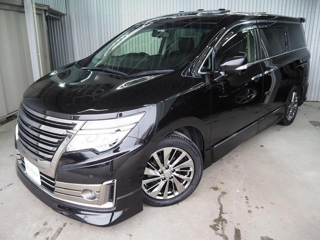 エルグランド ライダー ブラックライン 黒本革シート メーカーHDDナビ 後席モニター BOSE サンルーフ 黒革 両側パワスラ Pバックドア シートヒーター Fエアロ クルコン 地デジ 全周囲M オットマン LEDヘッドL ETC コーナーセンサー(21枚目)