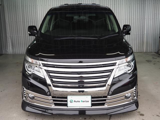 エルグランド ライダー ブラックライン 黒本革シート メーカーHDDナビ 後席モニター BOSE サンルーフ 黒革 両側パワスラ Pバックドア シートヒーター Fエアロ クルコン 地デジ 全周囲M オットマン LEDヘッドL ETC コーナーセンサー(23枚目)