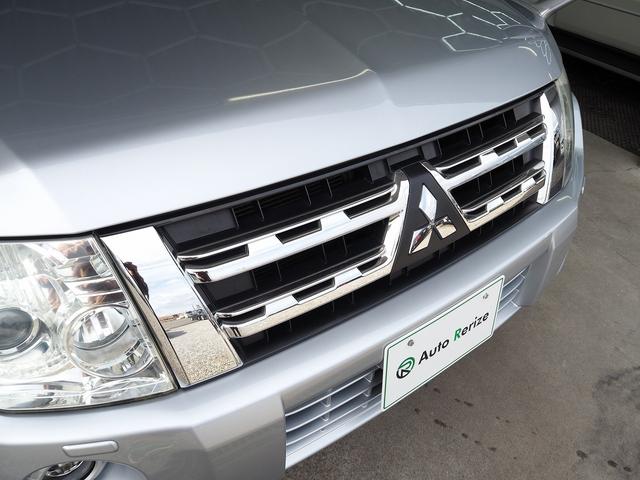 パジェロ ロング　スーパーエクシード　４ＷＤ　純正ＳＤナビ　黒革　シートヒーター　ロックフォード　ＥＴＣ　ウッドコンビＨ　ステアスイッチ　地デジ　Ｂカメラ　クルコン　ＨＩＤ　Ｂフォグ　キーレス　サイドステップ　ディーゼルＴ　純正１８ＡＷ（34枚目）