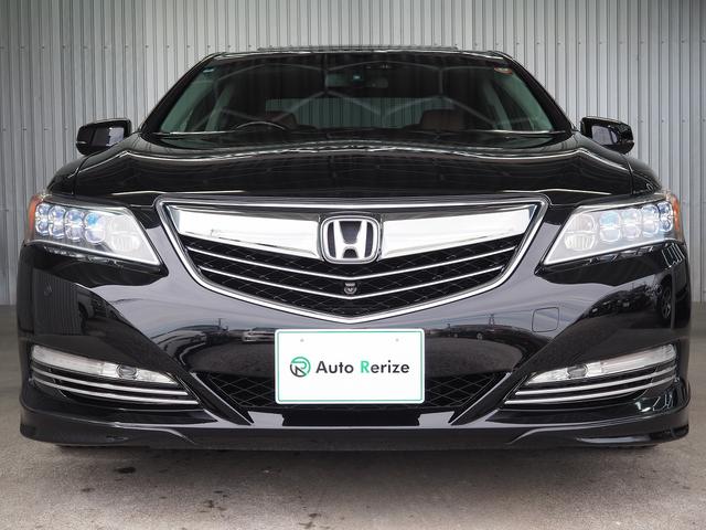 レジェンド ベースグレード　４ＷＤ　メーカーＨＤＤナビ　茶革　サンルーフ　ＫＲＥＬＬ　タイベル交換済　エアシート　シートヒーター　ステアヒーター　Ｆエアロ　外１９ＡＷ　ウッドコンビＨ　ＥＴＣ　コーナーセンサー　ＢＳＭ　ＣＭＢＳ（2枚目）