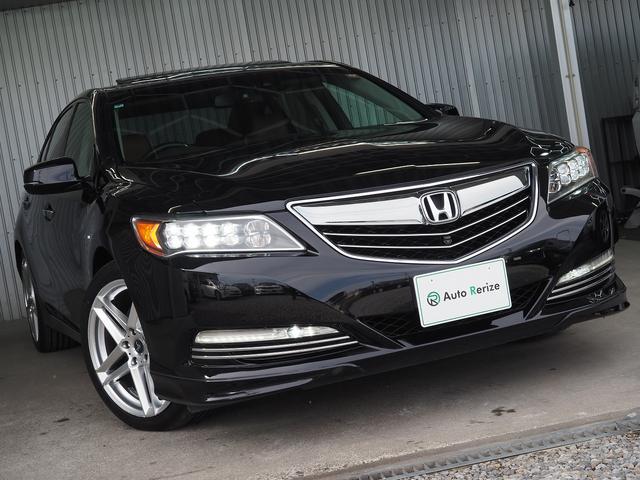 レジェンド ベースグレード　４ＷＤ　メーカーＨＤＤナビ　茶革　サンルーフ　ＫＲＥＬＬ　タイベル交換済　エアシート　シートヒーター　ステアヒーター　Ｆエアロ　外１９ＡＷ　ウッドコンビＨ　ＥＴＣ　コーナーセンサー　ＢＳＭ　ＣＭＢＳ（3枚目）