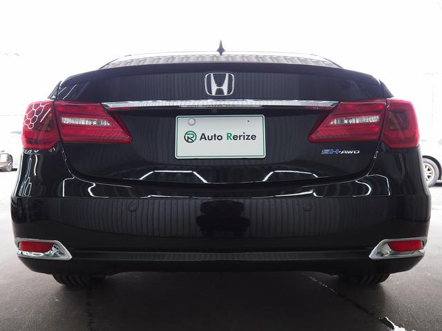 レジェンド ベースグレード　４ＷＤ　メーカーＨＤＤナビ　茶革　サンルーフ　ＫＲＥＬＬ　タイベル交換済　エアシート　シートヒーター　ステアヒーター　Ｆエアロ　外１９ＡＷ　ウッドコンビＨ　ＥＴＣ　コーナーセンサー　ＢＳＭ　ＣＭＢＳ（4枚目）