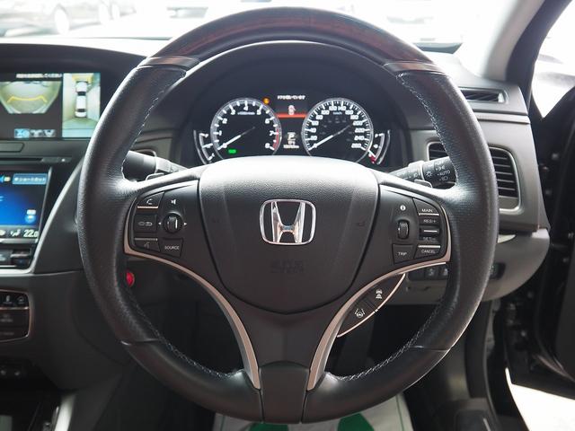 レジェンド ベースグレード　４ＷＤ　メーカーＨＤＤナビ　茶革　サンルーフ　ＫＲＥＬＬ　タイベル交換済　エアシート　シートヒーター　ステアヒーター　Ｆエアロ　外１９ＡＷ　ウッドコンビＨ　ＥＴＣ　コーナーセンサー　ＢＳＭ　ＣＭＢＳ（18枚目）