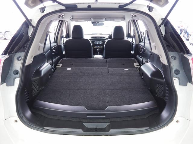 エクストレイル 20S ハイブリッド エマージェンシーブレーキパック 4WD 純正SDナビ 地デジ Bカメラ 防水シート LEDヘッドライト フォグ コーナーセンサー ETC エマブレ 車線逸脱 踏み間違い防止 社外17AW インテリキー デュアルオートエアコン 記録簿(12枚目)