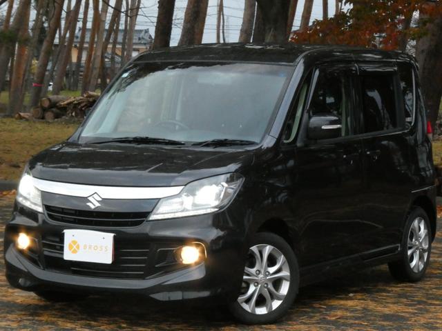 ソリオバンディット ＤＪＥ　ＴＶナビ　レーダーブレーキサポート　両側電動スライドドア　ＥＴＣ　ステアリングスイッチ　ＥＴＣ　ウィンカーミラー　オートライト・Ａ／Ｃ　ＤＶＤ　フォグライト　クルコン（2枚目）