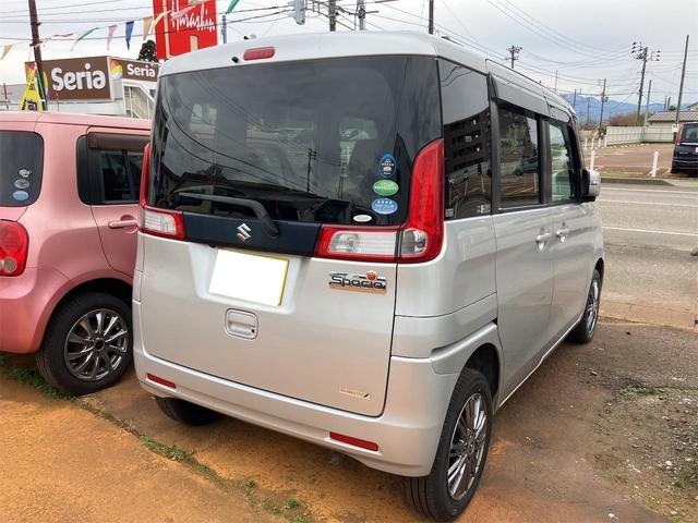 スペーシア T 4WD ETC バックカメラ 両側スライド・片側電動 ナビ TV 衝突被害軽減システム スマートキー アイドリングストップ 電動格納ミラー シートヒーター ベンチシート CVT 盗難防止システム(14枚目)