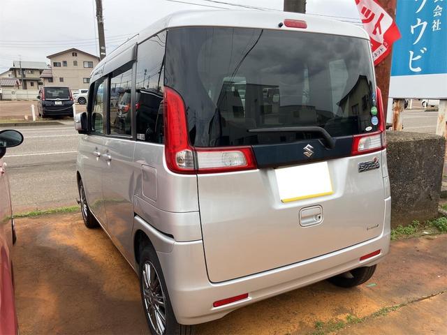 スペーシア T 4WD ETC バックカメラ 両側スライド・片側電動 ナビ TV 衝突被害軽減システム スマートキー アイドリングストップ 電動格納ミラー シートヒーター ベンチシート CVT 盗難防止システム(16枚目)