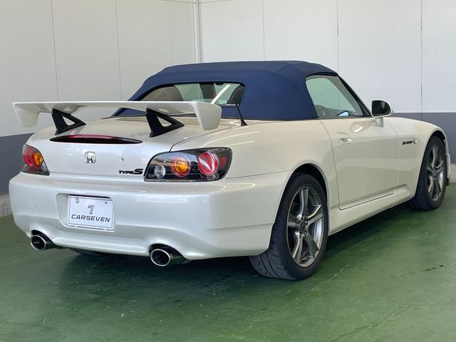 Ｓ２０００ タイプＳ　純正１７アルミ　６ＭＴ　　革シート　タンレザー　キーレスエントリー　プッシュスタート　ＥＴＣ　盗難防止システム　エアコン　パワーウインドウ　レザーシート　衝突安全ボディ　電動ソフトトップ（6枚目）