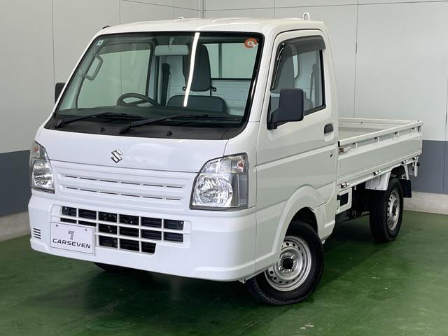 キャリイトラック ＫＣエアコン・パワステ　切替４ＷＤ　５速ＭＴ　エアコン　パワーステアリング　運転席エアバック　純正ラジオ　ＡＭ　ＦＭ　シガーソケット　テールゲートチェーン　　新車保証書　取り扱い説明書　車検９年４月２７日まで（2枚目）