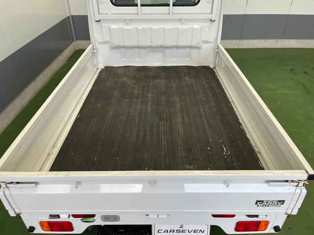 キャリイトラック ＫＣエアコン・パワステ　切替４ＷＤ　５速ＭＴ　エアコン　パワーステアリング　運転席エアバック　純正ラジオ　ＡＭ　ＦＭ　シガーソケット　テールゲートチェーン　　新車保証書　取り扱い説明書　車検９年４月２７日まで（26枚目）