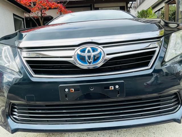 カムリ ハイブリッド　レザーパッケージ　革シート、クルーズコントロール、フルセグバックカメラ、メモリーナビテレビ、電動シート、シートヒーター、ＥＴＣ、Ｂｌｕｅｔｏｏｔｈ、純正アルミホイール、デュアルエアバック、デュアルエアコン、車検整備付き（59枚目）