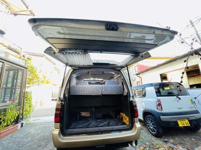 ハイエースワゴン スーパーカスタムリミテッド　４ＷＤ、ディーゼルターボ、エンジンスターター、ドライブレコーダー、Ｗサンルーフ、パワースライドドア、Ｗエアコン、ナビＴＶ、リアカーテン、ＥＴＣ、純正アルミ、キーレスエントリー、二年車検整備付き（32枚目）