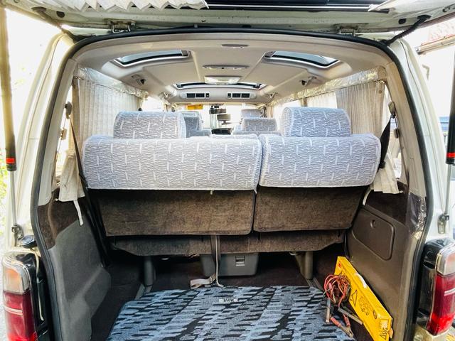 ハイエースワゴン スーパーカスタムリミテッド　４ＷＤ、ディーゼルターボ、エンジンスターター、ドライブレコーダー、Ｗサンルーフ、パワースライドドア、Ｗエアコン、ナビＴＶ、リアカーテン、ＥＴＣ、純正アルミ、キーレスエントリー、二年車検整備付き（33枚目）