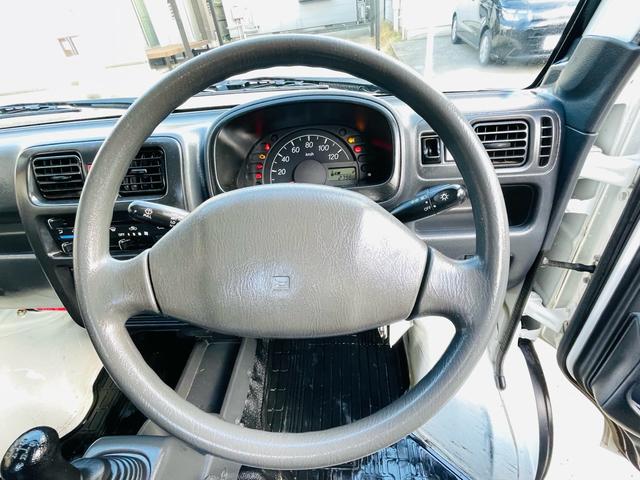 キャリイトラック ＫＣエアコン・パワステ　パートタイム４ＷＤ、エアコン、パワステ、ラジオ、フロア５速ＭＴ、ワンオーナー車、保証書あり、走行２．７万ｋｍ、二年車検整備付き（12枚目）