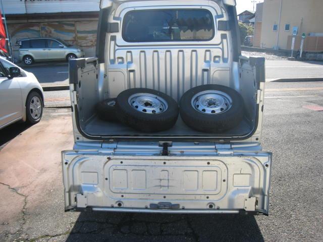 ハイゼットカーゴ デッキバン 4WD リフトアップ 15インチアルミ アトレーW用ヘッドライト 社外キーレス車検令和8年3月(9枚目)