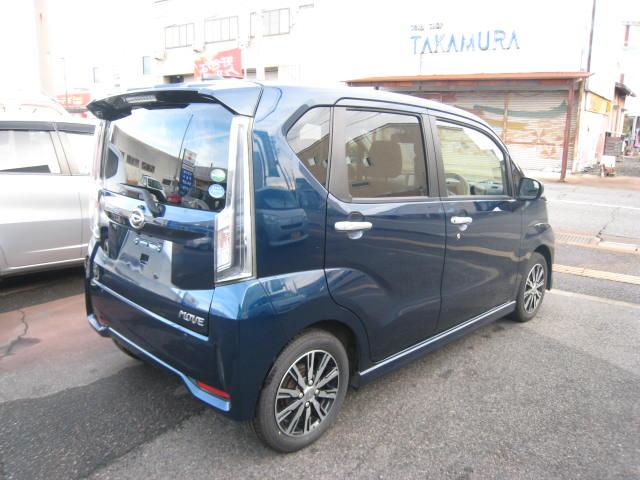 ムーヴ カスタム　ＸリミテッドＩＩ　ＳＡＩＩＩ　フルタイム４ＷＤ　純正メモリーナビ　ＢＴ　フルセグテレビ　全方位カメラ　前後ドラレコ　ＬＥＤヘッドライトにフォグライト　キーフリープシュスタート　純正１４インチアルミ　ＳＡ３（6枚目）