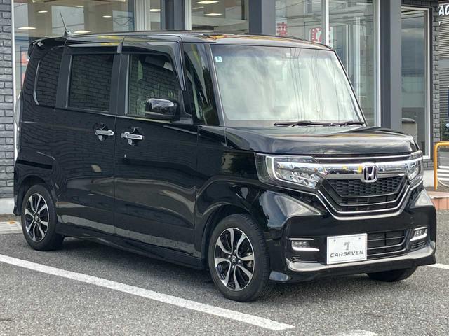 Ｎ－ＢＯＸカスタム Ｇ・Ｌホンダセンシング　ホンダセンシング　左側パワースライドドア　クルーズコントロール　ＥＴＣ　バックカメラ　純正メモリーナビ　Ｂｌｕｅｔｏｏｔｈ　ＵＳＢ　前後社外ドラレコ　オートライト　純正１４インチアルミホイール　ＬＥＤ（3枚目）