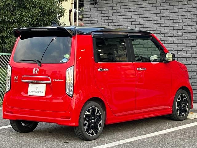 N-WGNカスタム L・ターボホンダセンシング オートクルーズコントロール シートヒーター ベンチシート バックカメラ 純正ドラレコ 純正ナビ フルセグTV ETC ハーフレザー Bluetooth USB 禁煙車 衝突被害軽減システム 盗難防止(6枚目)