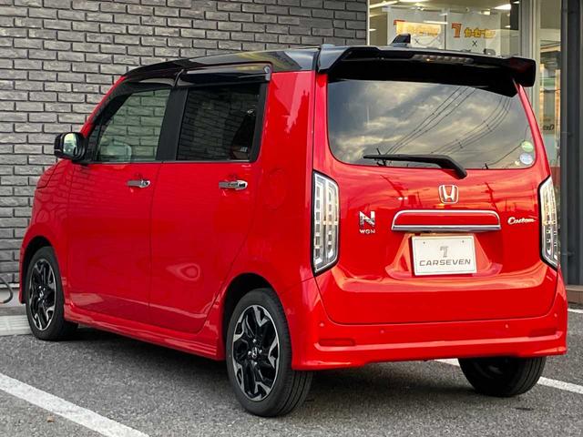 N-WGNカスタム L・ターボホンダセンシング オートクルーズコントロール シートヒーター ベンチシート バックカメラ 純正ドラレコ 純正ナビ フルセグTV ETC ハーフレザー Bluetooth USB 禁煙車 衝突被害軽減システム 盗難防止(8枚目)