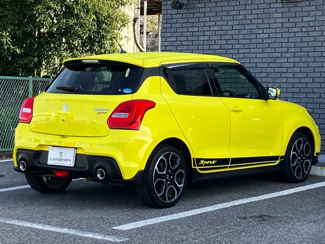 スイフトスポーツ ベースグレード　６速マニュアル　オートクルーズコントロール　シートヒーター　全周囲カメラ　純正メモリーナビ　フルセグＴＶ　ＤＶＤ　ＣＤ　フロントドラレコ　セーフティパッケージ　ＵＳＢ　Ｂｌｕｅｔｏｏｔｈ　禁煙車（6枚目）