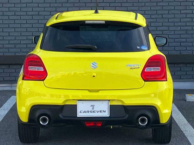 スイフトスポーツ ベースグレード　６速マニュアル　オートクルーズコントロール　シートヒーター　全周囲カメラ　純正メモリーナビ　フルセグＴＶ　ＤＶＤ　ＣＤ　フロントドラレコ　セーフティパッケージ　ＵＳＢ　Ｂｌｕｅｔｏｏｔｈ　禁煙車（7枚目）