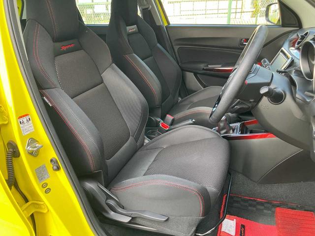 スイフトスポーツ ベースグレード　６速マニュアル　オートクルーズコントロール　シートヒーター　全周囲カメラ　純正メモリーナビ　フルセグＴＶ　ＤＶＤ　ＣＤ　フロントドラレコ　セーフティパッケージ　ＵＳＢ　Ｂｌｕｅｔｏｏｔｈ　禁煙車（10枚目）