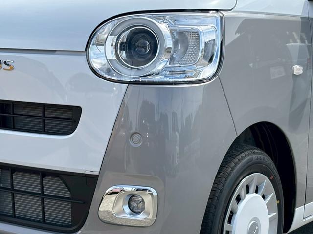 ムーヴキャンバス ストライプスＧ　届出済未使用車　両側電動スライドドア　スマートアシスト　前席シートヒーター　オートエアコン　ＬＥＤヘッド／フォグ　オートライト　電動格納ドアミラー　アイドリングストップ　スマートキー（11枚目）