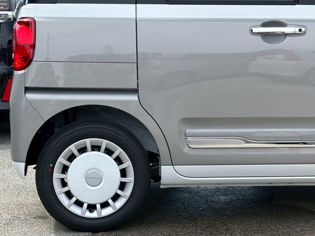 ムーヴキャンバス ストライプスＧ　届出済未使用車　両側電動スライドドア　スマートアシスト　前席シートヒーター　オートエアコン　ＬＥＤヘッド／フォグ　オートライト　電動格納ドアミラー　アイドリングストップ　スマートキー（15枚目）