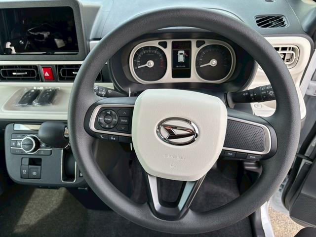 ムーヴキャンバス ストライプスＧ　届出済未使用車　両側電動スライドドア　スマートアシスト　前席シートヒーター　オートエアコン　ＬＥＤヘッド／フォグ　オートライト　電動格納ドアミラー　アイドリングストップ　スマートキー（50枚目）