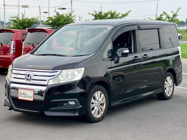ステップワゴンスパーダ Ｓ　車検整備付き　両側スライドドア　３列シート　ウォークスルー　フルフラット　キーレス　純正アルミホイール　衝突軽減ボディ　パワーウィンドウ　パワステ（13枚目）
