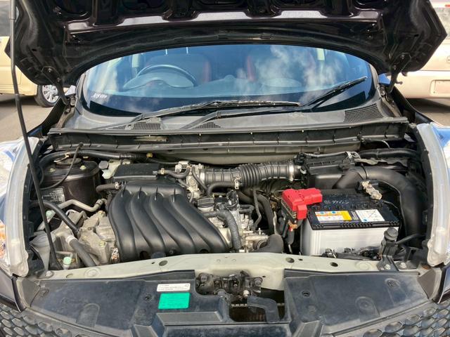 ジューク １５ＲＸ　タイプＶ　車検整備付　キーレス　スマートキー　アイドリングストップ　ＥＴＣ　エアコン　パワーステアリング　パワーウインドウ　フロントフォグランプ（32枚目）