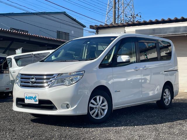 セレナ 20G S-ハイブリッド 禁煙車 後期 新品タイヤ 両側パワスラ エマージェンシーブレーキ 純正デカナビ フルセグTV BT接続 ハーフレザーシート クルーズコントロール ETC 検2年付き 保証付き(6枚目)