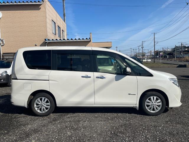 セレナ 20G S-ハイブリッド 禁煙車 後期 新品タイヤ 両側パワスラ エマージェンシーブレーキ 純正デカナビ フルセグTV BT接続 ハーフレザーシート クルーズコントロール ETC 検2年付き 保証付き(15枚目)