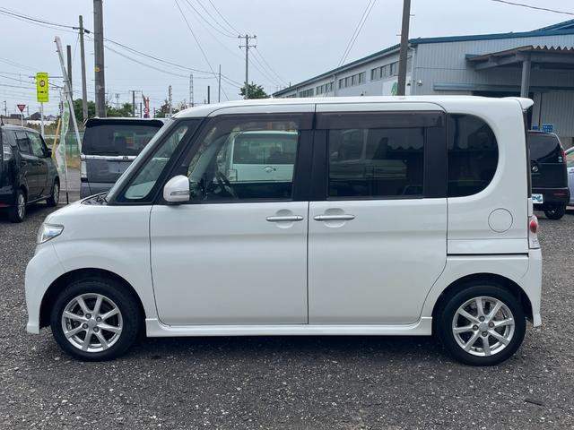 タント カスタムX 左側パワースライド ドライブレコーダー 純正14インチアルミ スマートキー HIDライト 検R8/7 禁煙車(6枚目)