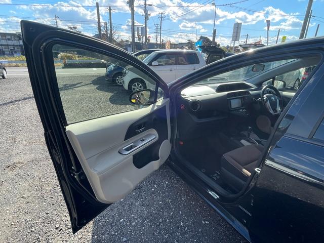 アクア Ｇ　ハイブリッド　ナビ　フルセグＴＶ　Ｂｌｕｅｔｏｏｔｈオーディオ　バックカメラ　ＥＴＣ　シートヒーター　禁煙車（17枚目）