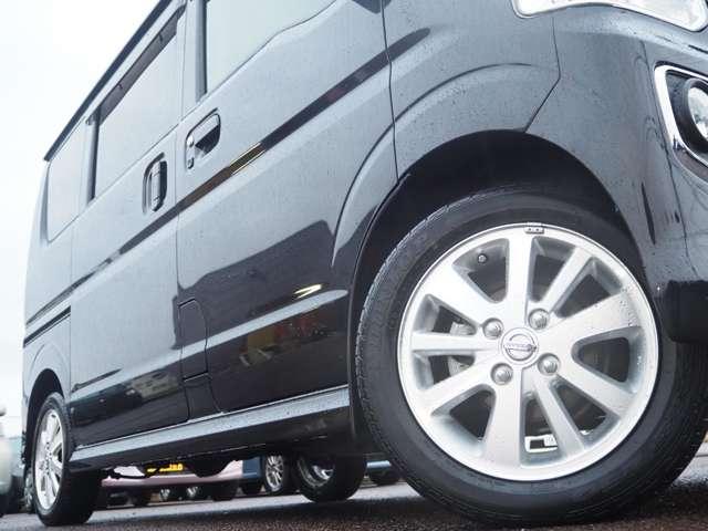 NV100クリッパーリオ E 4WD HR ターボ 衝突回避 障害物検知 車線逸脱 社外ナビ BT接続 地デジ 片側パワスラ HIDヘッドライト フォグランプ オートライト 純正14インチAW ベンチシート D席シートヒーター(11枚目)