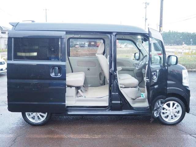 NV100クリッパーリオ E 4WD HR ターボ 衝突回避 障害物検知 車線逸脱 社外ナビ BT接続 地デジ 片側パワスラ HIDヘッドライト フォグランプ オートライト 純正14インチAW ベンチシート D席シートヒーター(36枚目)