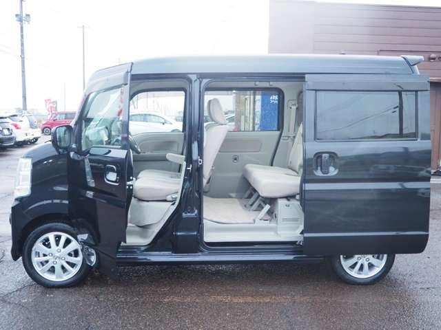 NV100クリッパーリオ E 4WD HR ターボ 衝突回避 障害物検知 車線逸脱 社外ナビ BT接続 地デジ 片側パワスラ HIDヘッドライト フォグランプ オートライト 純正14インチAW ベンチシート D席シートヒーター(38枚目)