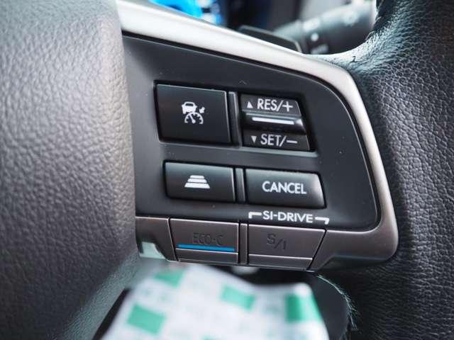 アイサイトｖｅｒ２搭載！プリクラッシュブレーキ、レーダークルーズ、誤発進抑制、ふらつき警報、車線逸脱、先行車発進お知らせなど安全に嬉しい機能が充実した一台です♪