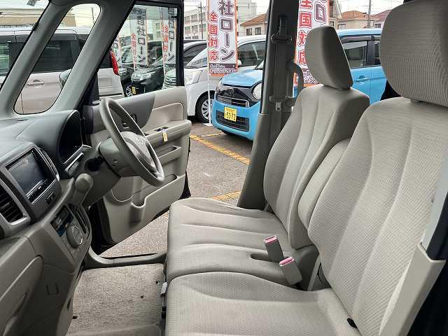 スペーシア X 検2年 スマートキー プッシュスタート ベンチシート アイドリングストップ 片側電動スライドドア オートエアコン ナビ フルフラットシート(15枚目)