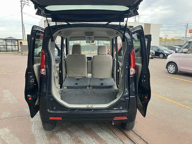 スペーシア X 検2年 スマートキー プッシュスタート ベンチシート アイドリングストップ 片側電動スライドドア オートエアコン ナビ フルフラットシート(24枚目)