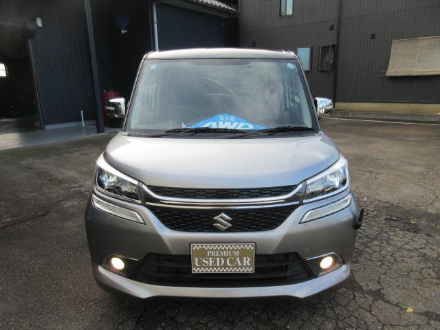 ソリオバンディット ハイブリッドＭＶ　パワースライド　フリップダウン　ＳＤナビ　フルセグＴＶ　Ｂｌｕｅｔｏｏｔｈ　Ｂカメラ　ＥＴＣ　前後ドラレコ　禁煙車　シートカバー　シートヒーター　ＨＩＤライト　ＦＯＧランプ　車線逸脱警報　横滑り防止（2枚目）